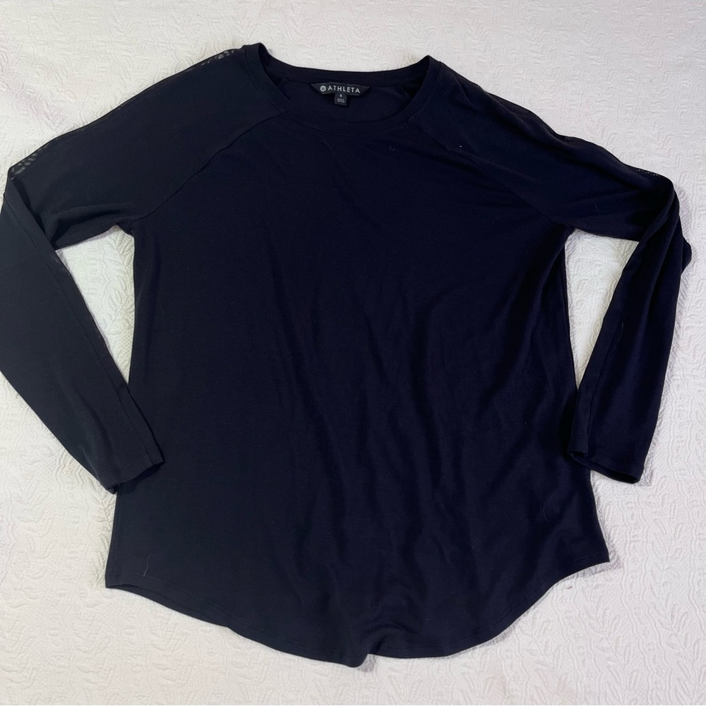 Athleta Women's Black Long Sleeve Top